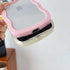 Caseative Cute Curly Wave Frame Case for iPhone 15 Pro, Shockproof Soft Cover - Pink
