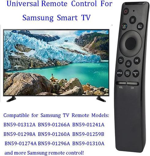 Samsung TV Remote Replacement, Compatible with Samsung Smart TV 2015-2024 Models, Quick Access to Netflix, Prime