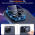 Ultra HD Tempered Glass Lens Protector for iPhone 15 Pro & Pro Max - 3 Pack, Anti-Scratch, Easy Install, Case Friendly.