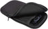 Neoprene Small Cell Phone Sleeve, Zip Wallet Pouch with Neck Strap for iPhone 16, 15, 14 Pro, 13, 12 Pro, 11 Pro (Black)