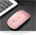 Bluetooth Mouse for iPad Pro, Rechargeable Wireless Mouse for MacBook Pro, MacBook Air, Chromebook, Windows PC (Pink)