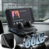 Masansan 360 Rotate Phone Mount Car Phone Holder with Spring Clip No-Slip Dashboard Phone Stand Case-Friendly Mount