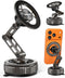 CRUIHOG Car Phone Holder,3-AXIS Telescopic Arm Magnetic Phone Mount, 360 Rotatable & Adjustable