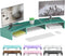 Dual Monitor Stand for Desk, Metal Computer Stand, Desk Shelf Riser,Desktop Organizer