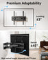 MOUNTUP 32-65 inch Screen/LED/4K 16 400X400mm, 99lbs EconoMe TV Wall Mount for Most Flat TVs, TV Mount with Swivel