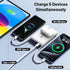 Azmuth 10000mAh Magsafe Battery Pack, Magnetic Power Bank with USB-C & Lighting Cable, LED Display, Wireless Portable