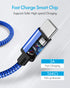 USB C Charger Cable 10ft 3-Pack, Extra Long USB-A to USB-C Fast Charging Cord, Nylon Braided for iPhone 16 15 Pro Max,