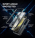 Dexnor Galaxy S24 Case - Heavy-Duty Shockproof, Full-Body Bumper, Built-in Slide Camera Cover, Screen Protector &