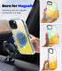 Tigowos Magnetic Bumper for iPhone 15 Case Fits MagSafe 20FT Drop Resistant Back Cover Shockproof Slim Fit for iPhone 15 Phone Case, Colorful