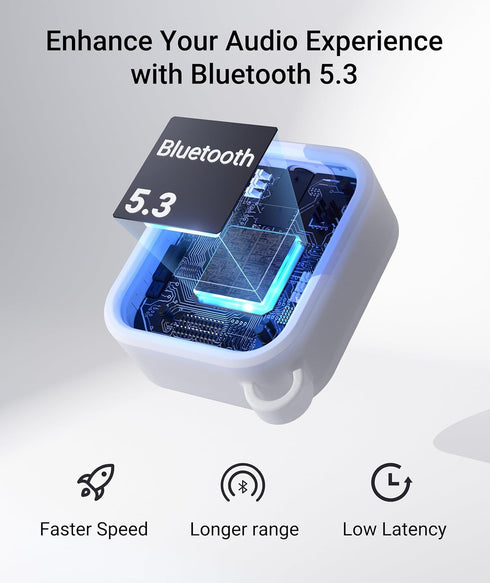 Syntech Bluetooth Transmitter Receiver for Airpods, Headphones, LED Display, Dual Pairs, Low Latency Wireless Bluetooth