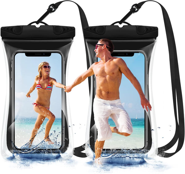 Universal Waterproof Phone Pouch Floating, Large Dry Bag IPX8 Case for iPhone 13 12 11 Pro Max, Samsung Galaxy S21 S20