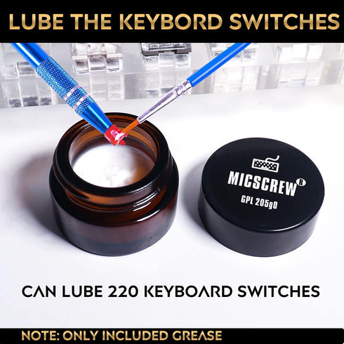 0.35OZ GPL 205G0 Keyboard Lube, Universal Keyboard Grease for Switches and Stabilizers, Fits Mechanical Keyboards