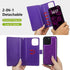 Varikke Detachable Wallet Case for iPhone 13 Pro Max with Card Holder, Fashion Glitter Leather Strap Magnetic Flip