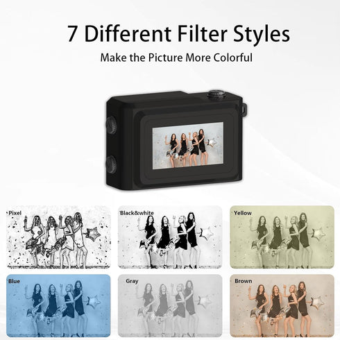 MGW Star 64GB, 1080P 120 Mini Keychain Camera Mini Retro Photo Video Camera, Minute Battery Life Portable Tiny Digital