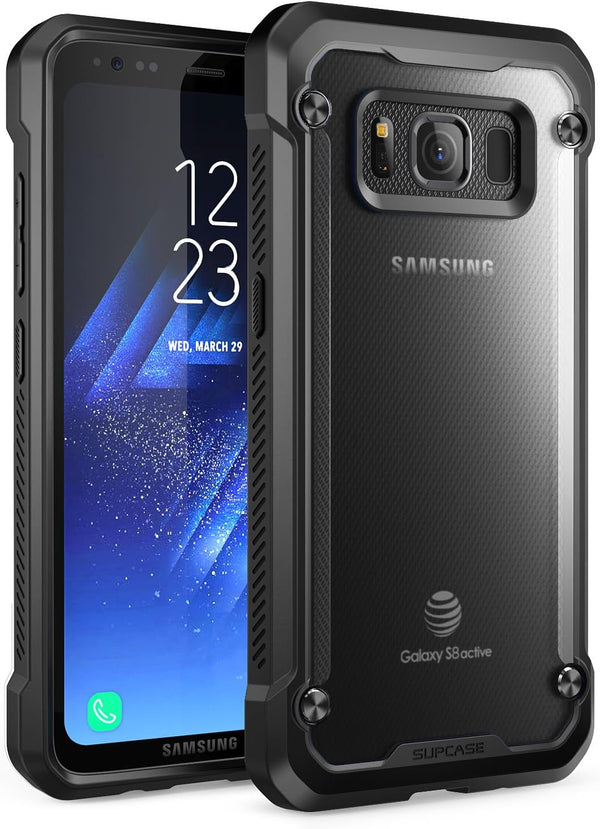 SupCase Samsung Galaxy S8 Active Case, Unicorn Beetle Series Premium Hybrid Protective Frost Clear Case