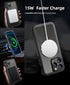 Unitedtime Magnetic Case for iPhone 14 Pro, Waterproof with Built-in Screen Protector, Shockproof Dustproof Heavy Duty