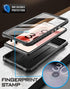 Poetic Revolution Case Compatible with Pixel 6 5G, Full Body Rugged Shockproof Protective Cover Case with Kickstand, Built-in Screen Protector Work with Fingerprint ID, Black