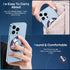 KCA_S3 360 15 16 17 S24 Purple Phone Ring Holder Case Compatible Magnetic Grip Rotation iPhone Pro Max Samsung Galaxy
