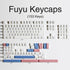 PBT Cherry Profile White Keycaps for Mechanical Keyboards, 153 Key Dye Sub MX Stem Key Caps Set for 60/65/75 Percent