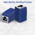 RJ45 Coupler, 2 Pack Ethernet Adapters Female to Female, Ethernet Cable Extender Adapter for Cat5e/Cat6/Cat7