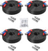 ZOSI 4 Pack 100ft All-in-One Video Power Cables, BNC Extension Security Camera Cable for CCTV with 4 Connectors & Clips