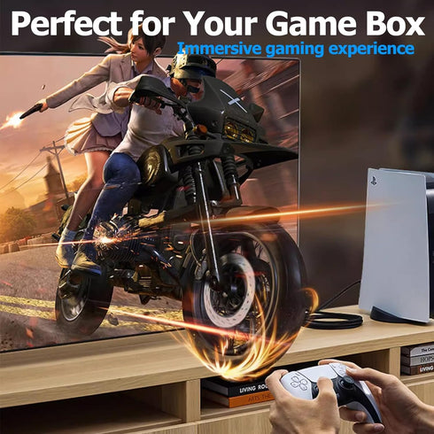 Vorothin 10 FT/3M 5-Pack, 4K 2.0 10 PS4 PS5 2.2, 3D, HDMI Cable HDMI Cable FT, Shielded HDMI Computer Monitor Cable