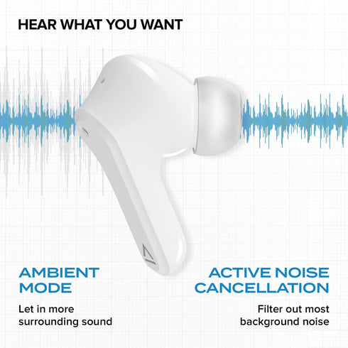 Creative Zen Air Lightweight True Wireless Earbuds with Active Noise Cancellation, Bluetooth 5.0, Up to 18 Hours