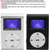 ciciglow MP3 32G,Suitable Mini Player,Mini LCD Screen Display USB Music Player,with Earphones,Ultra-Light Clip-on