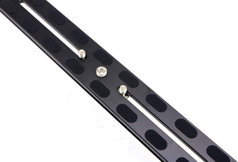 PU-300 Universal Lengthened 300mm Quick Release Plate Slide Rail with D-Ring Screw for DSLR Tripod, Arca-Swiss