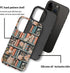 DAIZAG 15,Flower 2 15 Phone Case Compatible with iPhone Bookshelf Mixed Layer Soft Silicone+Hard PC Ddouble Protection