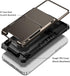 Vofolen Compatible with iPhone 12 Mini Case - 5G Wallet with 4-Card Slot, Anti-Scratch Dual Layer Hybrid TPU Bumper