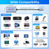 Guermok 4K@60FPS 2K@144FPS 3.0 4K60 3.5mm 2/1, PS5/4, Capture Card for Streaming, USB HDMI to USBC Camera Video