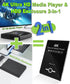 JLZNLC 4K 2-in-1,Digital H.265/HEVC H.264/AVC MP4 Videos,MP3 Card,4k Ultra HD Media Player & HDD Enclosure Signage