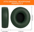 GVOEARS Ear Pad Replacement for Solo 2/3, Cushions for Beats Solo 2/3 Wired Wireless Headphones with Soft Leather Noise