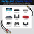 RCA Splitter Y-RCA Cable - 1 RCA Male to 2 RCA Female Audio Speaker Y Adapter, 0.6 Feet (2 Pack)