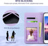 ULAK Premium PU Leather Wallet Case for iPhone 7 Plus/8 Plus, Blossom Flip Cover with Card Holder