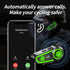 Motorcycle Helmet Speakers, Bluetooth Headset with Automatic Answer, 120 Hours Playing Time, High Sound Quality