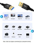 6ft, PS4, 3.0 6 USB to USB Cable Male to Male USB A To USB A Cable for WD Hard Drives, PC, Mac, Laptop, Xbox - USB Type