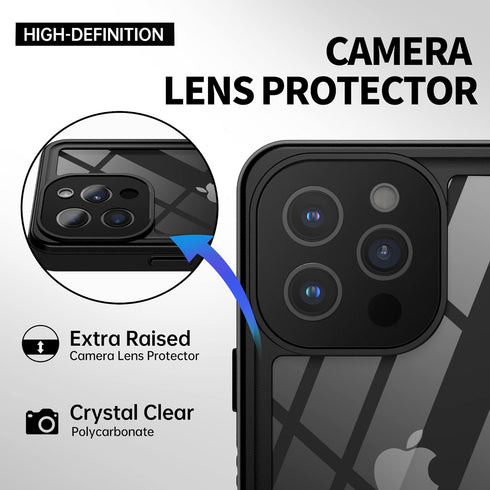 BEASTEK Waterproof Case for Apple iPhone 13 Pro Max, FSN Series, Heavy Duty Shockproof Dustproof Cover with Built-in