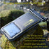 IP68 Floating Waterproof Phone Pouch, Waterproof Phone Case for iPhone 15 14 13 12 11 Pro Max Samsung Google, Float Dry Bag with Adjustable Lanyard, Up to 6.7'' Black