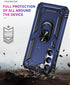 ADDIT Phone Case for Samsung Galaxy S23 Plus, Military Grade Heavy Duty with Kickstand Ring, Support Magnet Car Mount