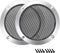 uxcell 2pcs Speaker Grill Mesh Decorative Circle Woofer Guard Protector Cover for 6.5" Mounting Hole