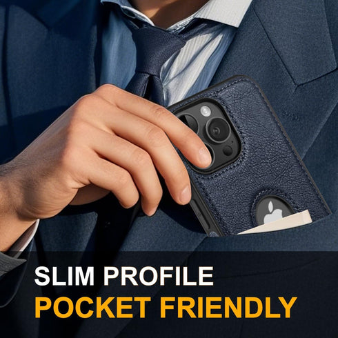 Classy Design Luxury Leather Phone Case for iPhone 12 Pro Max - Non-Slip Grip Full Body Ultra Slim Protective Case