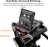 COMAN EX300 Foldable Camera L Bracket, Universal L-Shaped Vertical Horizontal Camera Quick Release Plate, for DSLR