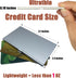 JAKENHAM 12 Aluminum SIM Card Case, Slots Ultrathin Nano SIM Card Holder with SIM Card Adapter Kit for Travelers
