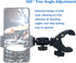 Generic 1/4" Insta360 X5 X4 X3 X2 Bike Handlebar Camera Mount with Screw Camera Clamp,Adapter for Gopro for Hero