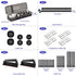 OneLeaf 2 Pack Under Desk Cable Management Tray, No Drill Wire Management Rack for Desk, Under Desk Organizer for Cords