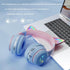 Black Wireless Cat Ear Earphones, Bluetooth 5.0, for Mobile Phones & Tablets, Perfect for Video Gaming.