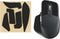kwmobile Mouse Grip Tape Compatible with Logitech MX Master 3S, Non-Slip Faux Leather Grip Tape - Black