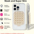 Sonix Magnetic Silicone Suction Cup Phone Mount for iPhone, Compatible with MagSafe - Off White